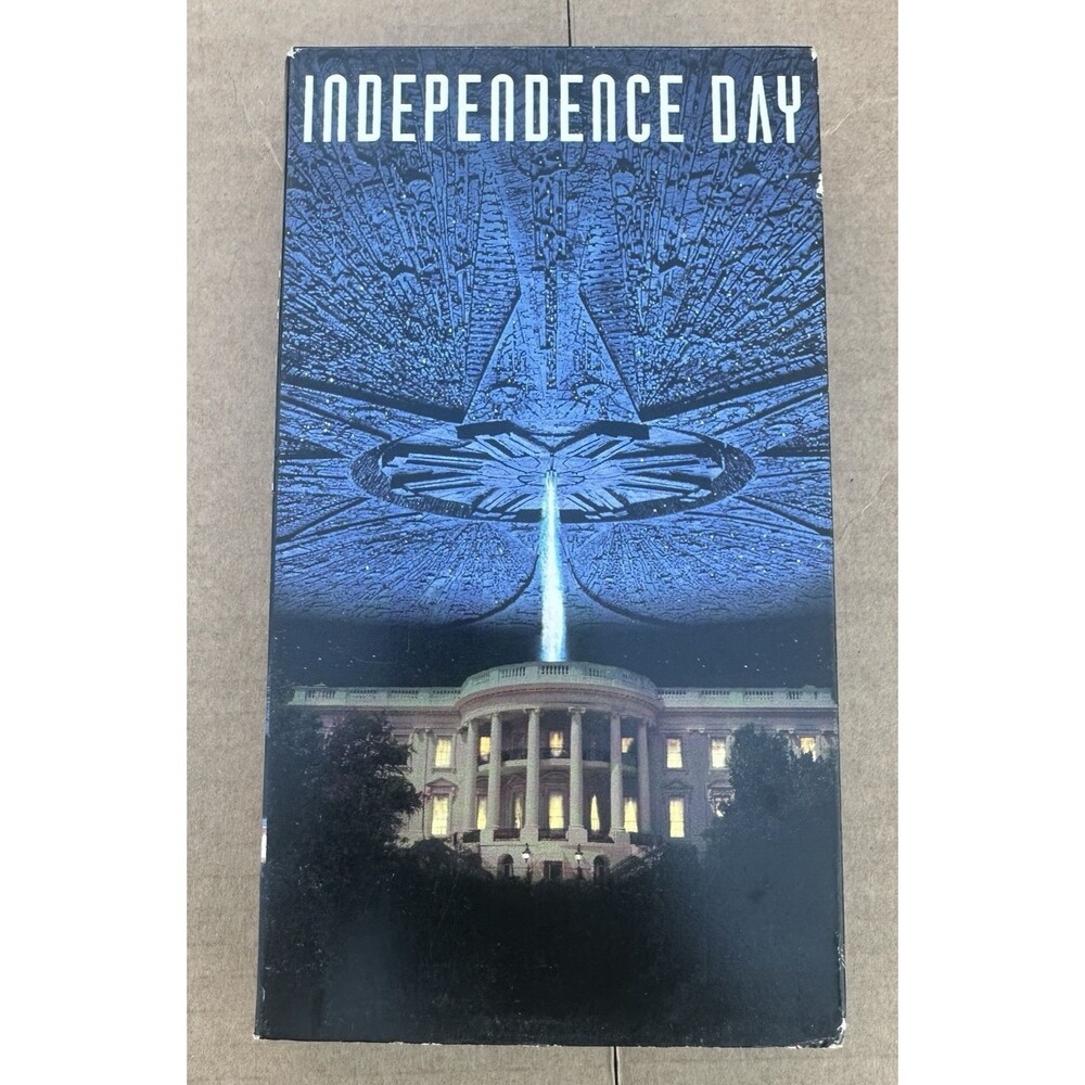 Independence Day VHS 1996 Will Smith Jeff Goldblum Sci-Fi Action Blockbuster